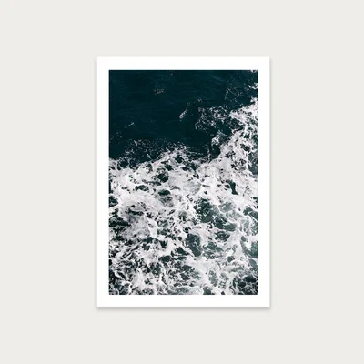 Bombinate.com Waves and Water Art Print Unframed