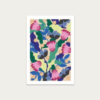 Bombinate.com Jaguar Floral Art Print Unframed