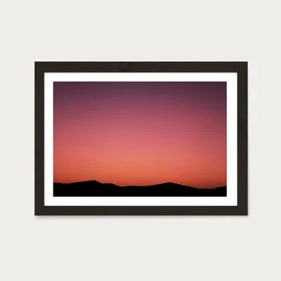Bombinate.com Desert Dawn Art Print Black Frame