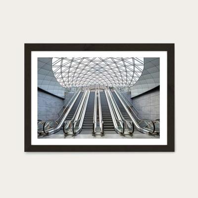 Bombinate.com Triangeln Art Print Black Frame