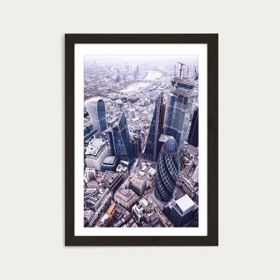 Bombinate.com London Drone Art Print Black Frame