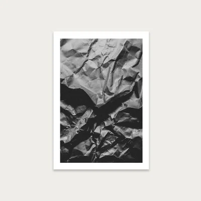 Bombinate.com Crinkles Art Print Unframed