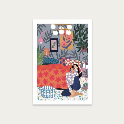 Bombinate.com Enjoy your Bedroom Art Print Unframed
