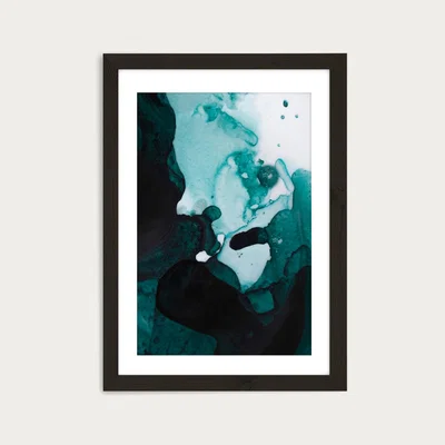 Bombinate.com Abstract Forest 1 Art Print Black Frame