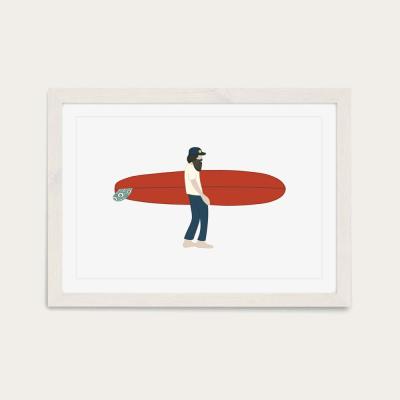 Bombinate.com Keen Special Art Print White Frame