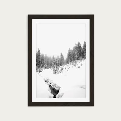 Bombinate.com Black River Art Print Black Frame