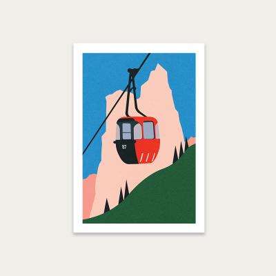 Bombinate.com Allgäu Alps Art Print Unframed