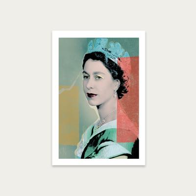 Bombinate.com The Queen in Green Art Print Unframed