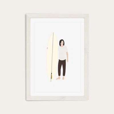 Bombinate.com Nomad Art Print White Frame