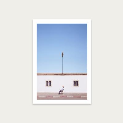 Bombinate.com Sidewalk Sunbath Art Print Unframed