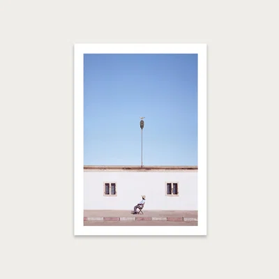 Bombinate.com Sidewalk Sunbath Art Print Unframed