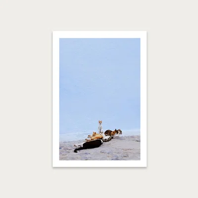 Bombinate.com Nap Guard Art Print Unframed