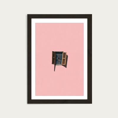 Bombinate.com Hang Loose Art Print Black Frame