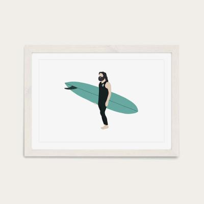Bombinate.com Always Art Print White Frame