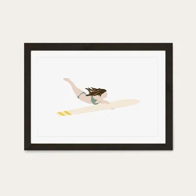 Bombinate.com Luna Art Print Black Frame