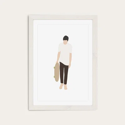 Bombinate.com Kai Art Print White Frame