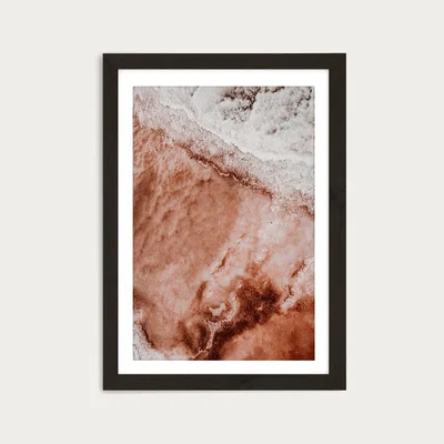 Bombinate.com Sea Salt Two Art Print Black Frame