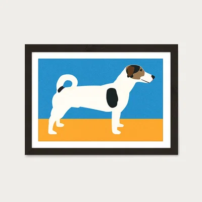 Bombinate.com Cat Noah Art Print Black Frame