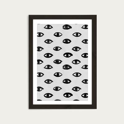 Bombinate.com I See U Art Print Black Frame