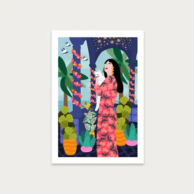 Bombinate.com Admiring The Beauty Of Everything Art Print Unframed