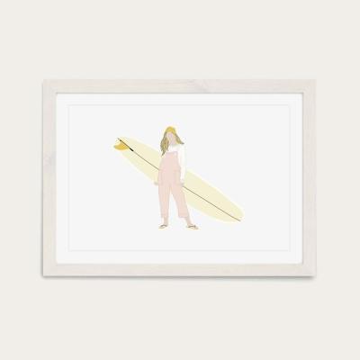 Bombinate.com SeaSea Art Print White Frame