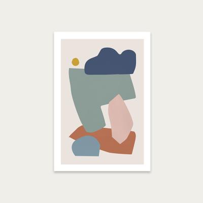 Bombinate.com Collage Pastel I Art Print Unframed