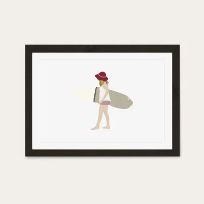 Bombinate.com Grace Art Print Black Frame