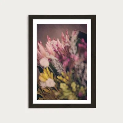 Bombinate.com Warm Fynbos 1 Art Print Black Frame