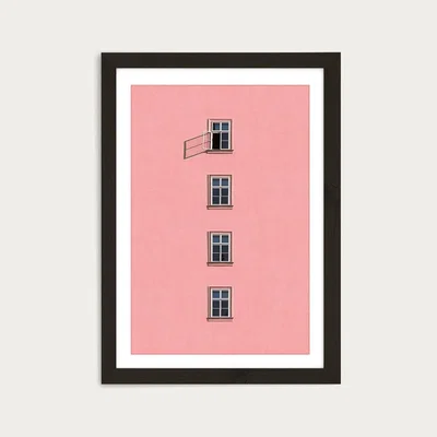 Bombinate.com The Air Up There Art Print Black Frame
