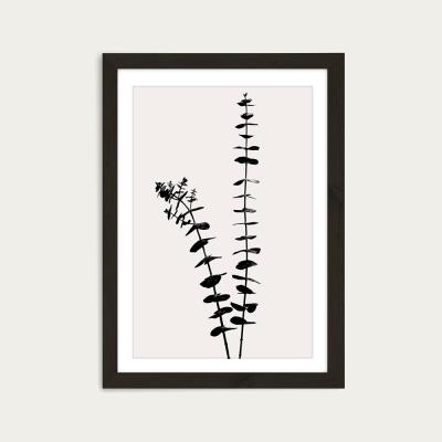 Bombinate.com Eucalyptus Art Print Black Frame