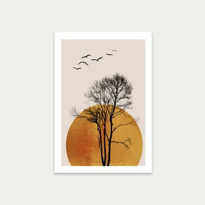 Bombinate.com Winter Sunrise Dark Art Print Unframed