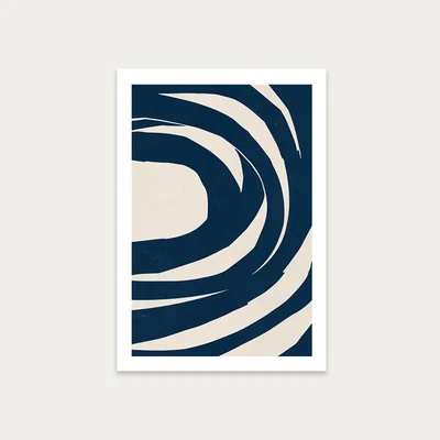 Bombinate.com Swirls No 01 Art Print Unframed