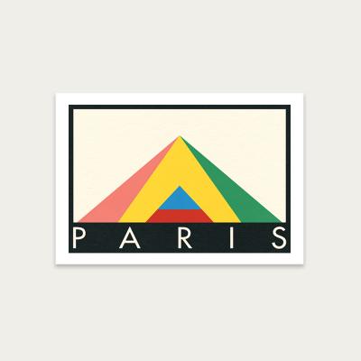 Bombinate.com Paris Louvre Art Print Unframed