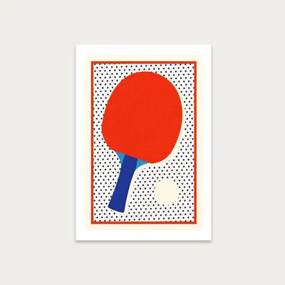 Bombinate.com Ping Pong Dots Art Print Unframed