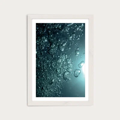 Bombinate.com Breath in Breath Out Art Print White Frame