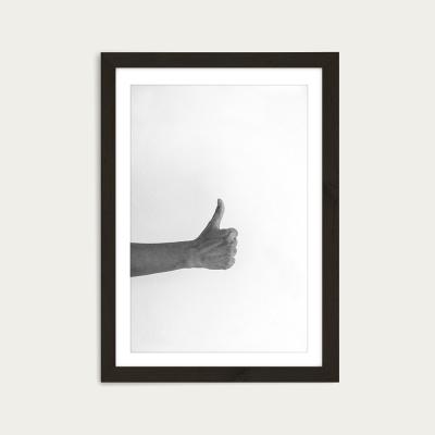 Bombinate.com Hands 3 – Top Art Print Black Frame