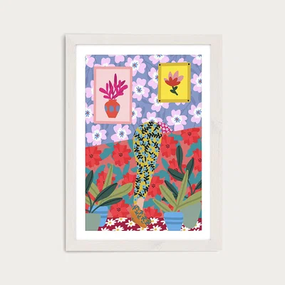 Bombinate.com I'm Always Looking for Something Art Print White Frame