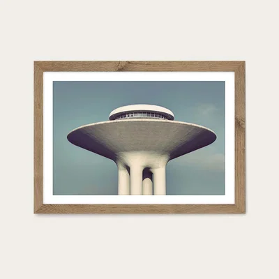 Bombinate.com Hyllie 01 Art Print Oak Frame