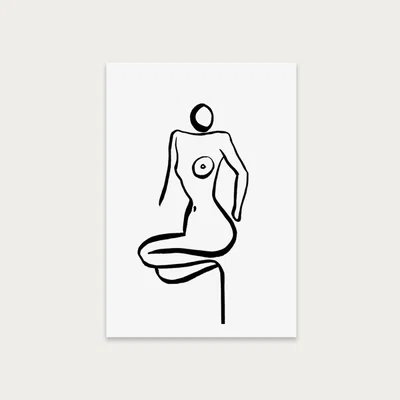 Bombinate.com Nude II Art Print Unframed