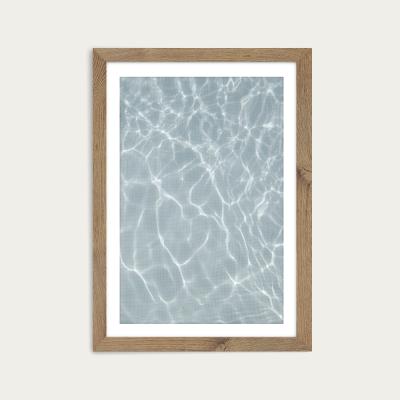 Bombinate.com Endless Summer – Water Art Print Oak Frame