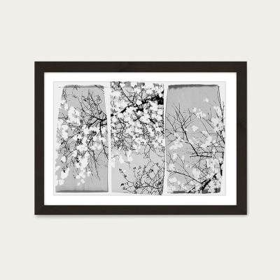 Bombinate.com Oriental Blossom Art Print Black Frame Black Frame