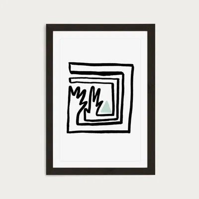 Bombinate.com Hands IIII Art Print Black Frame