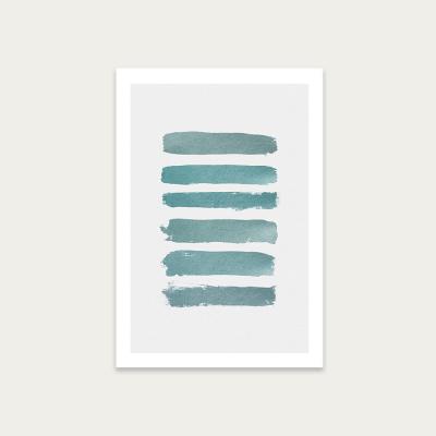Bombinate.com Ombre Turquoise Art Print Unframed