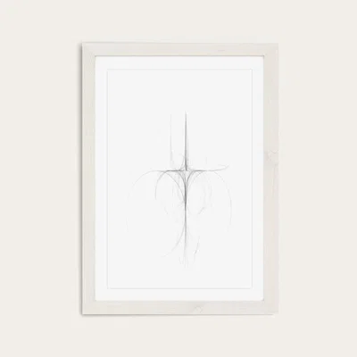 Bombinate.com White Frame Tornadoes III Art PRint