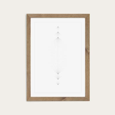 Bombinate.com Oak Frame Leaves Art Print