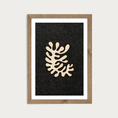 Bombinate.com Ode to Henri Art Print Oak Frame
