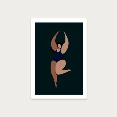 Bombinate.com Ballerina Art Print Unframed