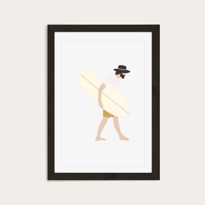 Bombinate.com Goldman Art Print Black Frame