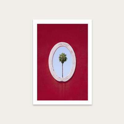 Bombinate.com Palm Tree Portrait Art Print Unframed
