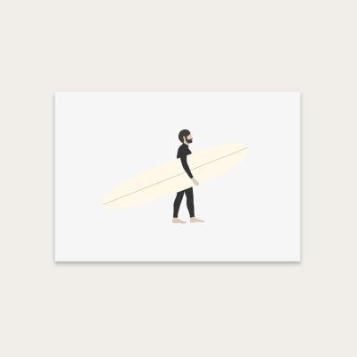 Bombinate.com The Surfer Art Print Unframed